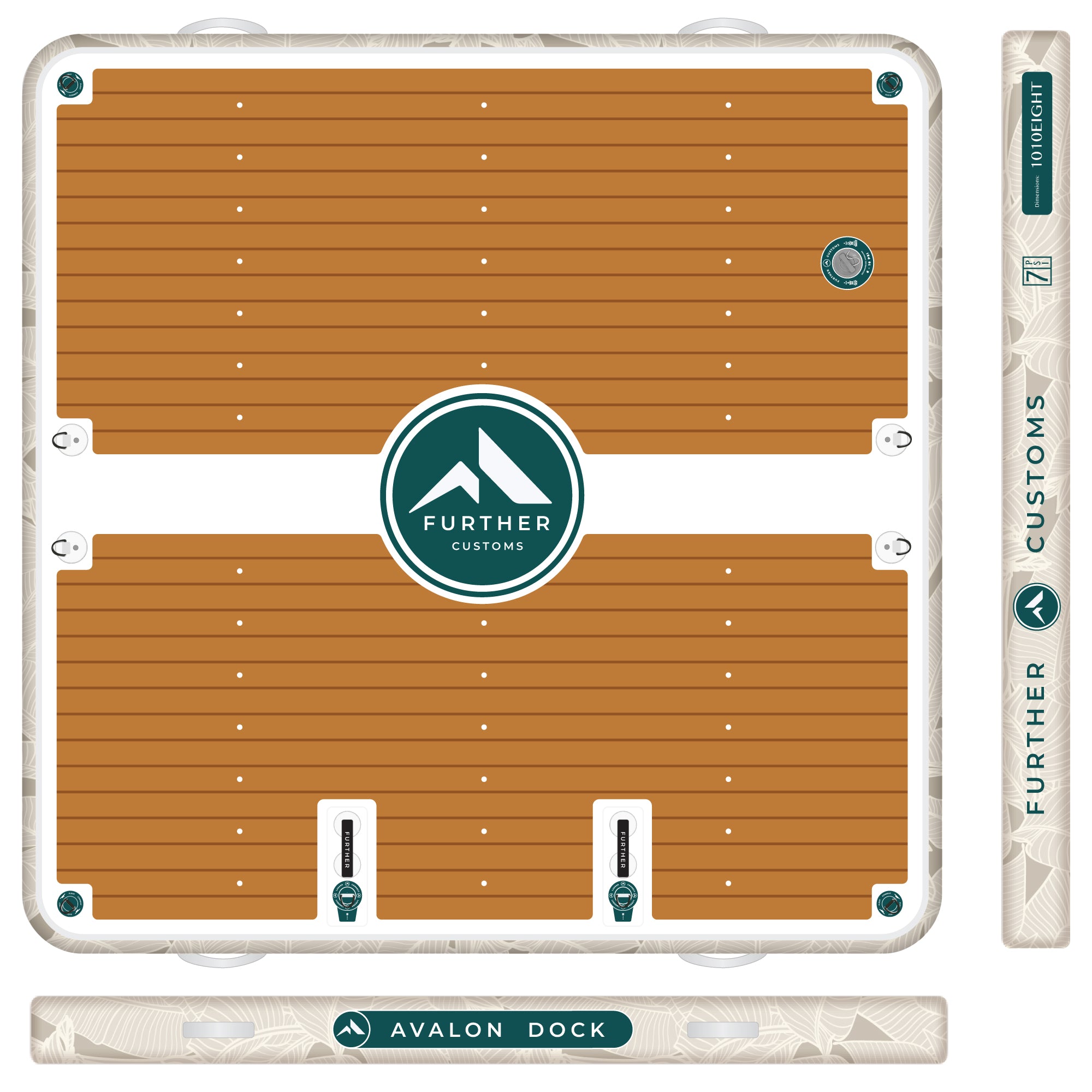 FC 778 Dock 2.0 2025 Inflatable Swim Platform Dock