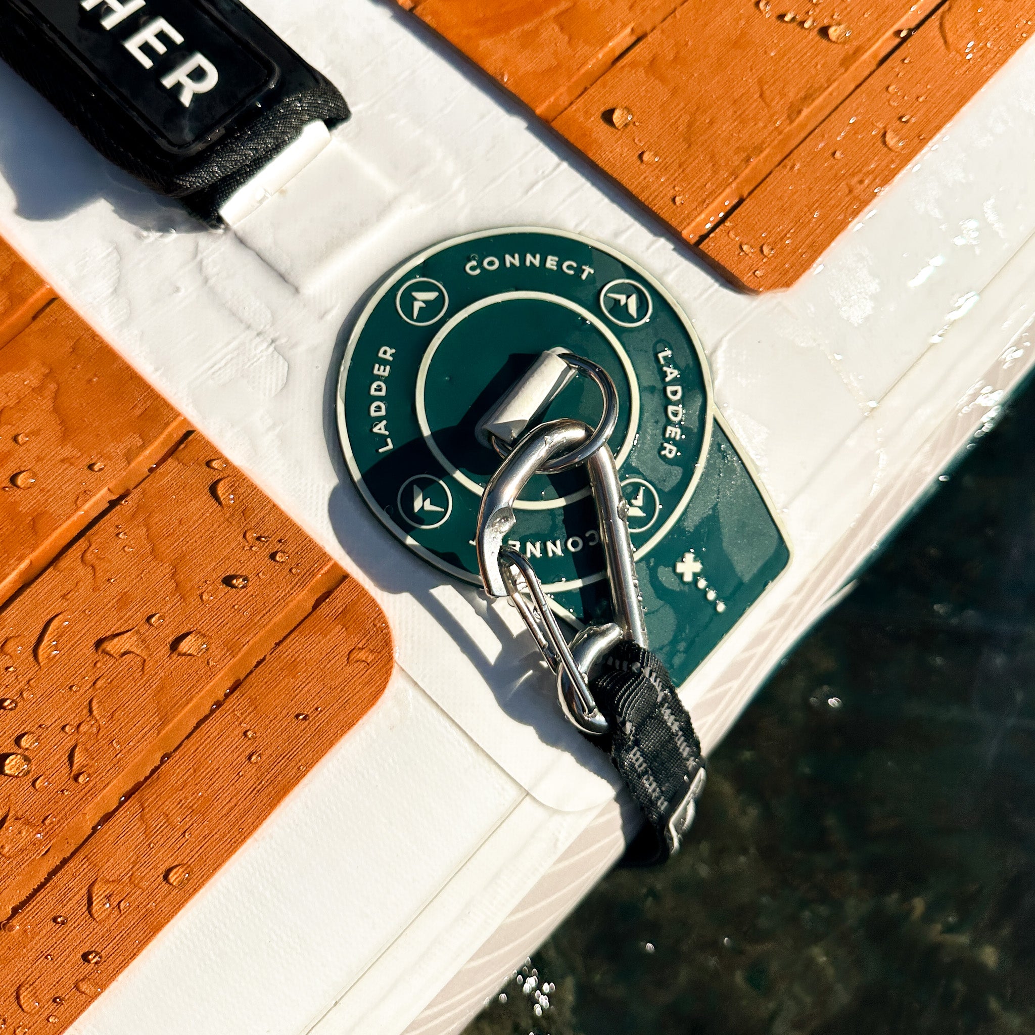 Carabiner Rope Ladder Marine Boating Yacht Accessories 316 Stainless Steel Packable Further