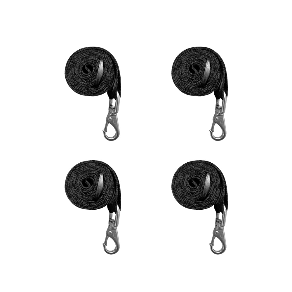 Further Customs 4pcs Canopy Bimini Boat Shade Straps Connection Stainless Rolled