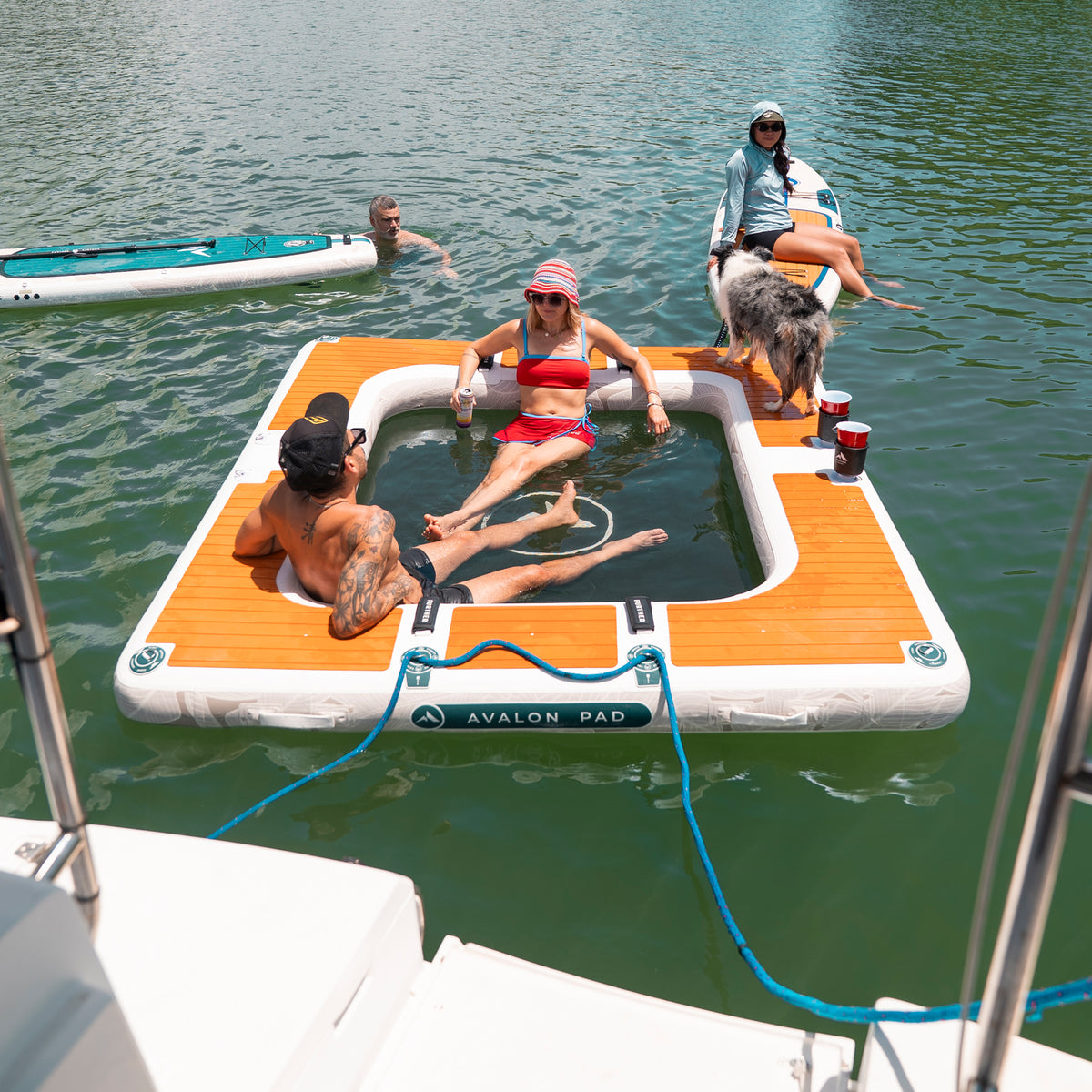 Further Customs 878 Avalon Pad Water Hammock Miami Stern