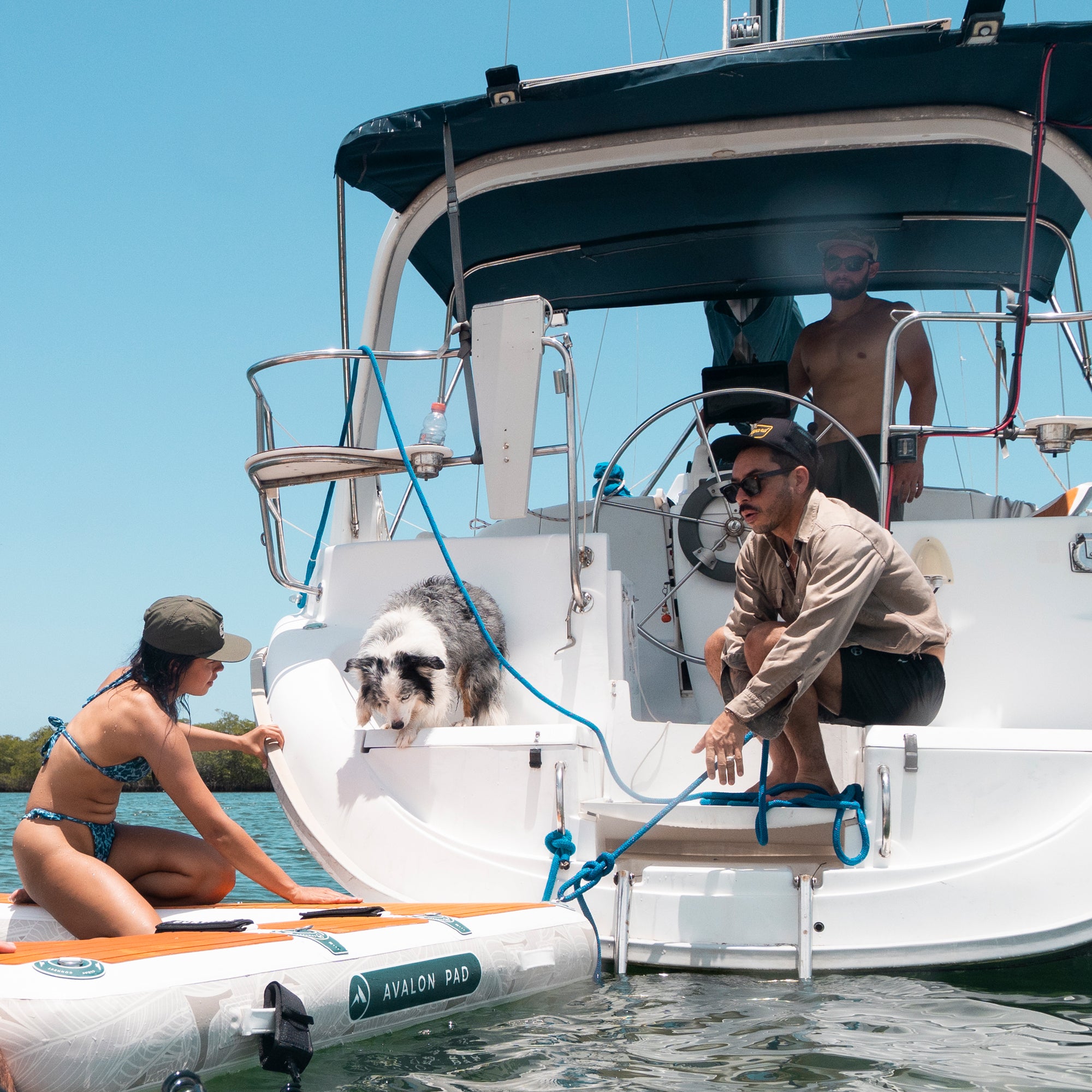 Further Customs 878 Avalon Pad Water Hammock Miami Stern Boarding