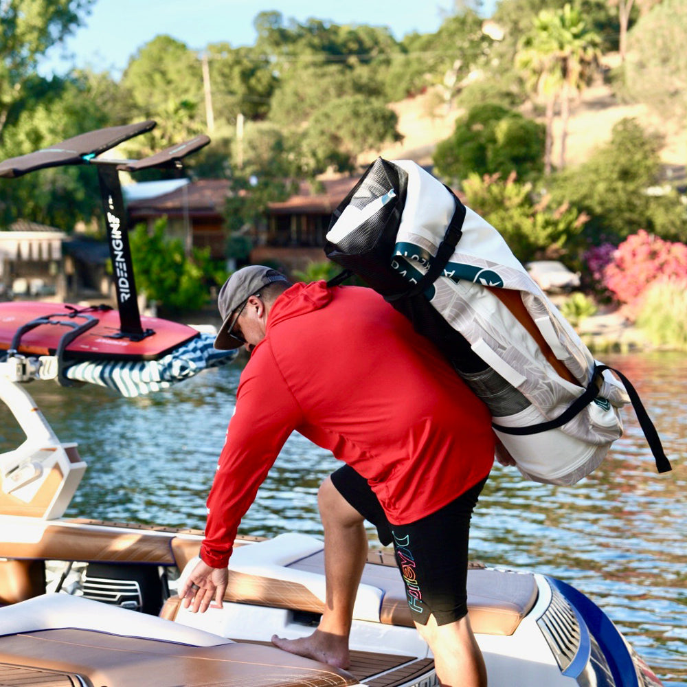 Further Customs 878 Avalon Pad Water Hammock Floating Swim Platform Lounge Deflated and Packed for Storage Best for Float for Lake Boats