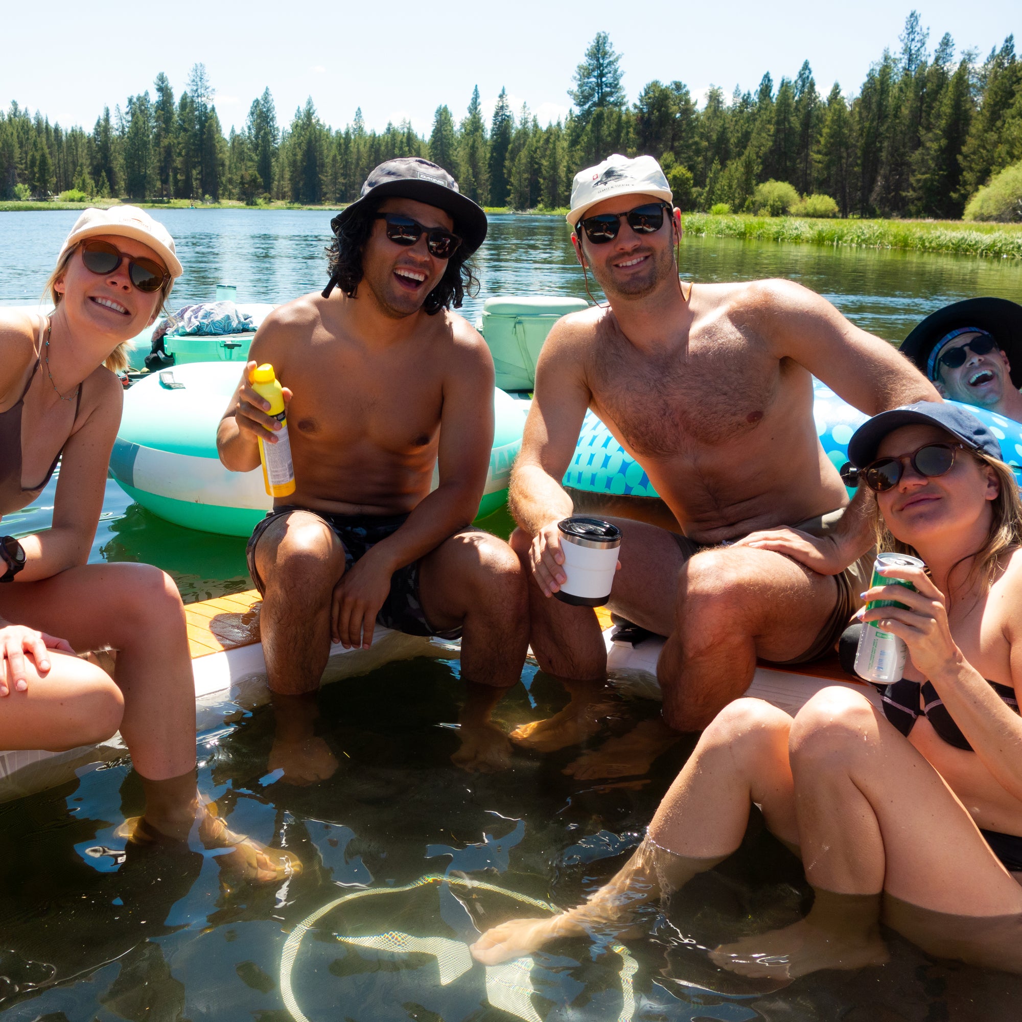 Further Customs 878 Avalon Water Hammock Inflatable Lounge on Deschutes Bend Oregon Best Hammock for River Floating