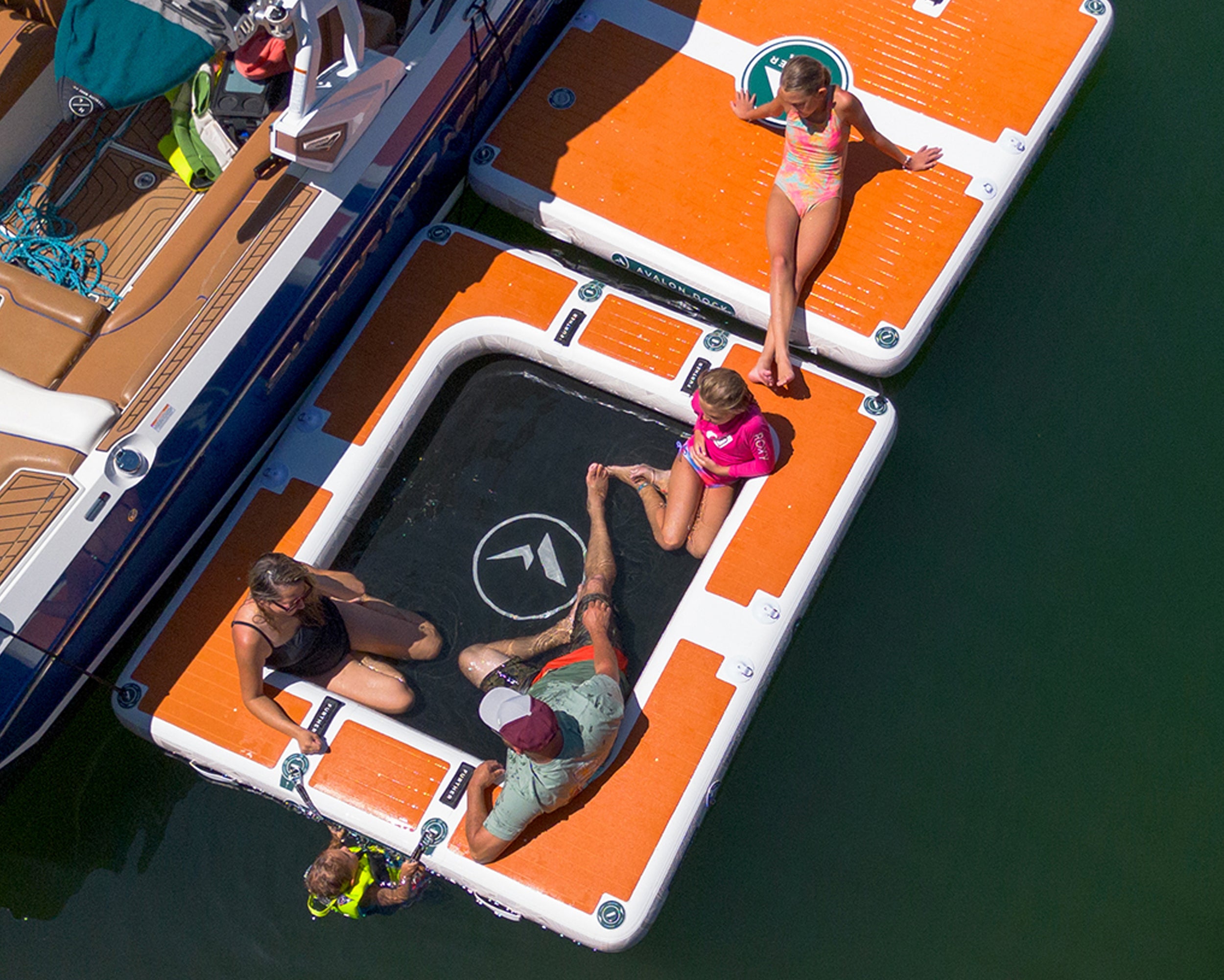 Who invented the popup pop up inflatable dock?