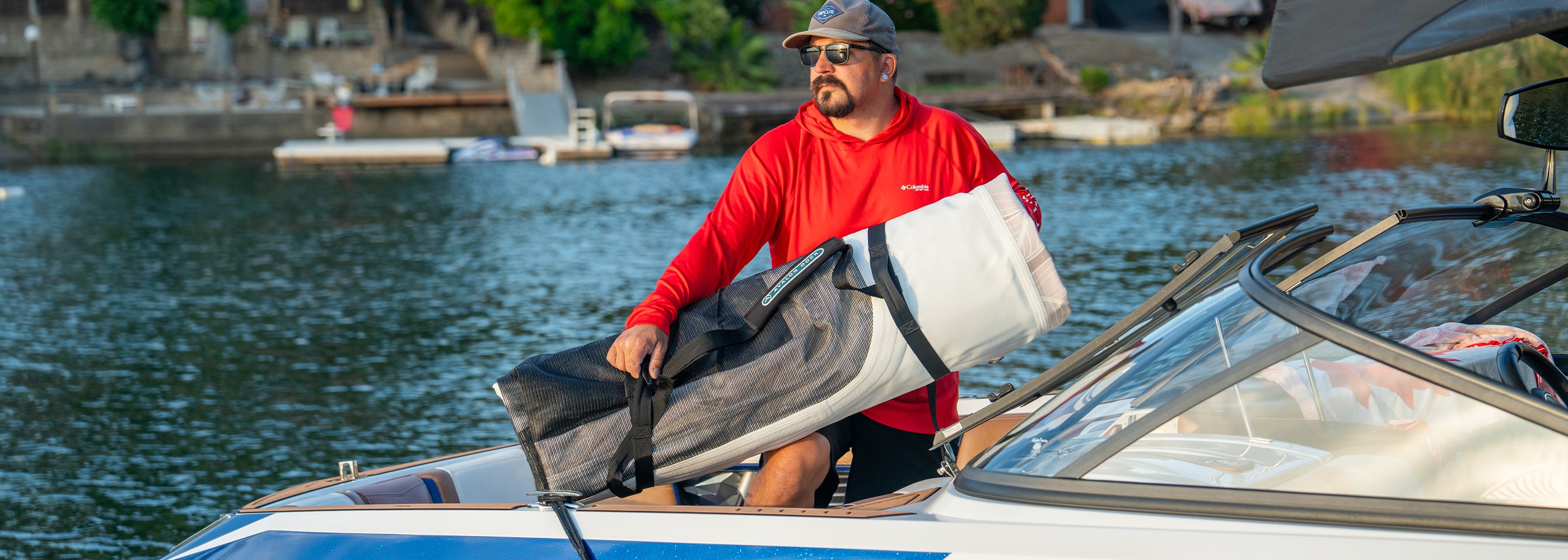 Further Customs Avalon Pad Inflatable Mesh Water Hammock Best Floating Lounge Deck Dock for Lakes