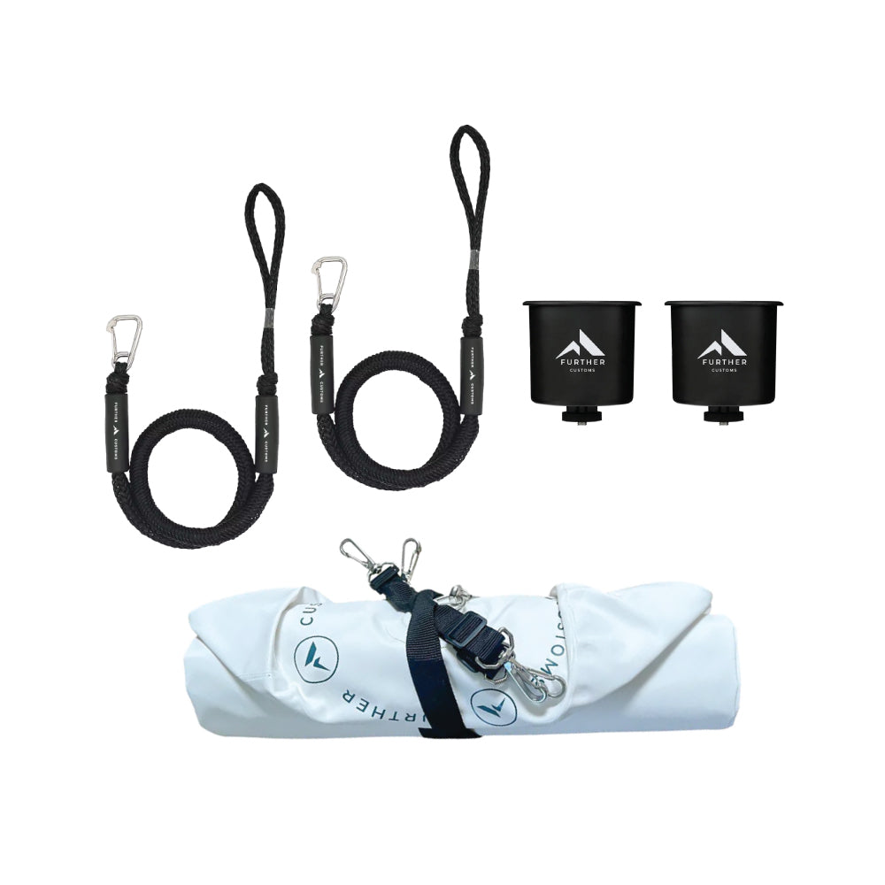Further Customs Bundle 2 Dock Lines 2 Cups Pillow