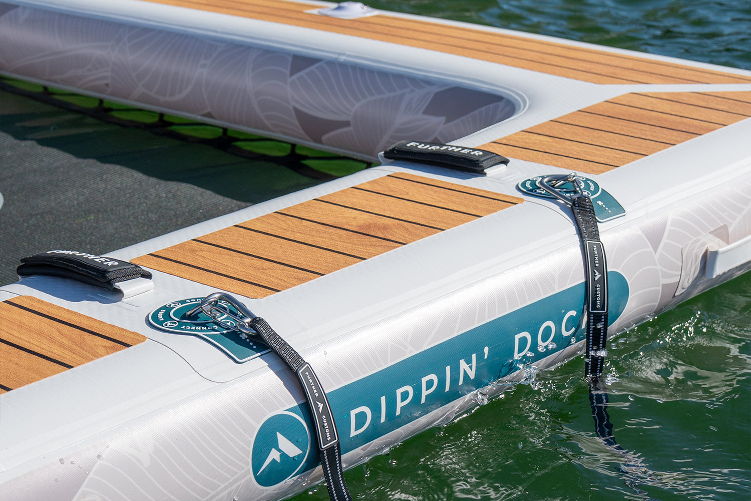 Floating Dock Water Hammock with Built In Handles Ladder