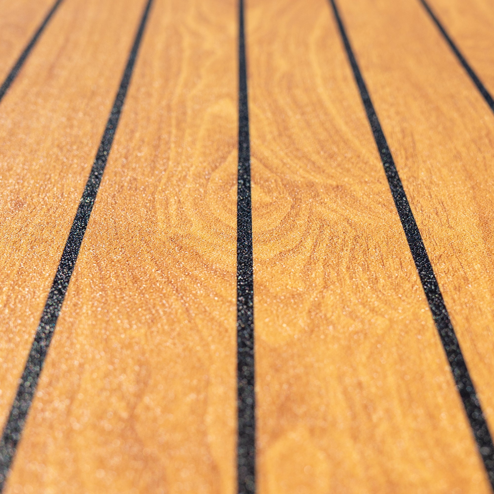 Further Customs Dippin Dock Teak Deck Closeup of Wood Decking on top of the Dock