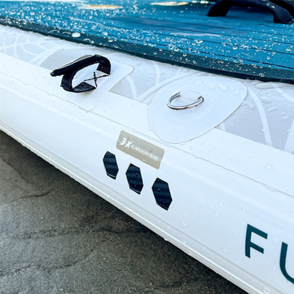 Further Customs Avalon Emerald Paddleboard 3X Carbon Fiber Reinforced Rail with Welded Seams iSUP paddle board