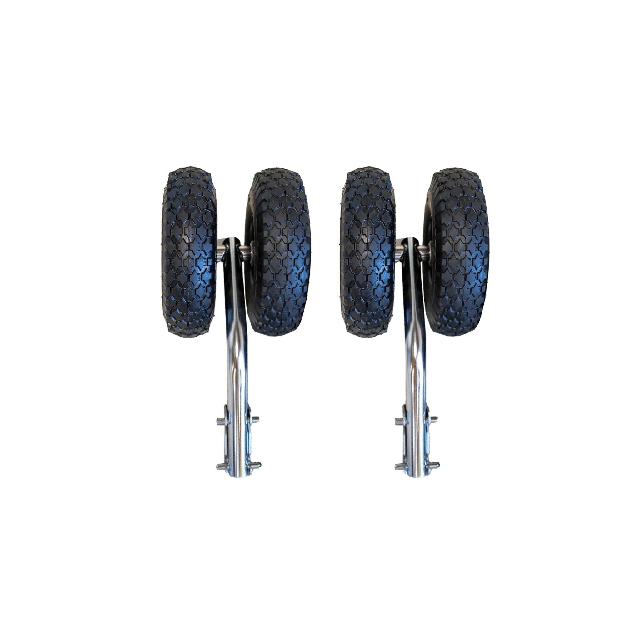 Tender Double Two Wheels Transom Mounted Rolling Boat Dolly