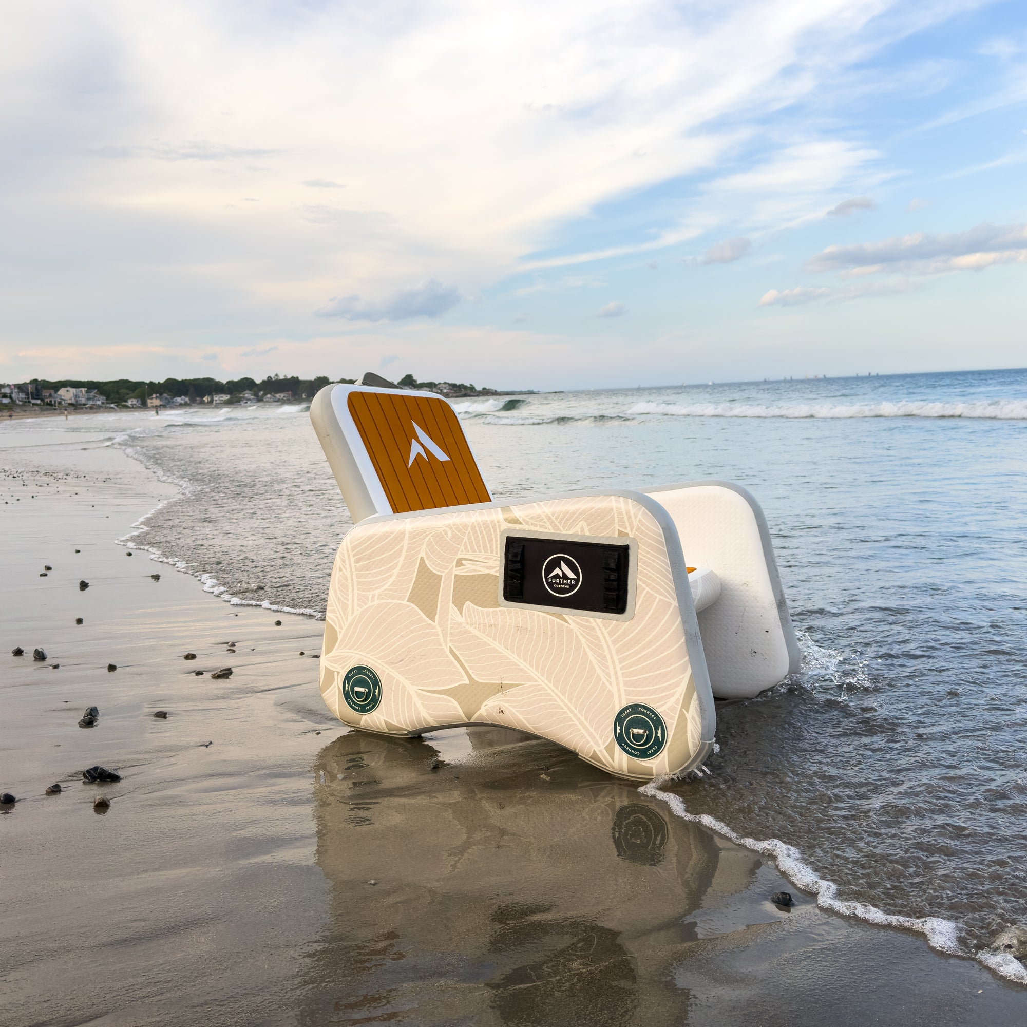 Further Custom Inflatable Boat Captains Chair Marine Furniture to Best Packable Beach Seats for popup pop up Dock and Lounging Lakeside Shoreline for Lake