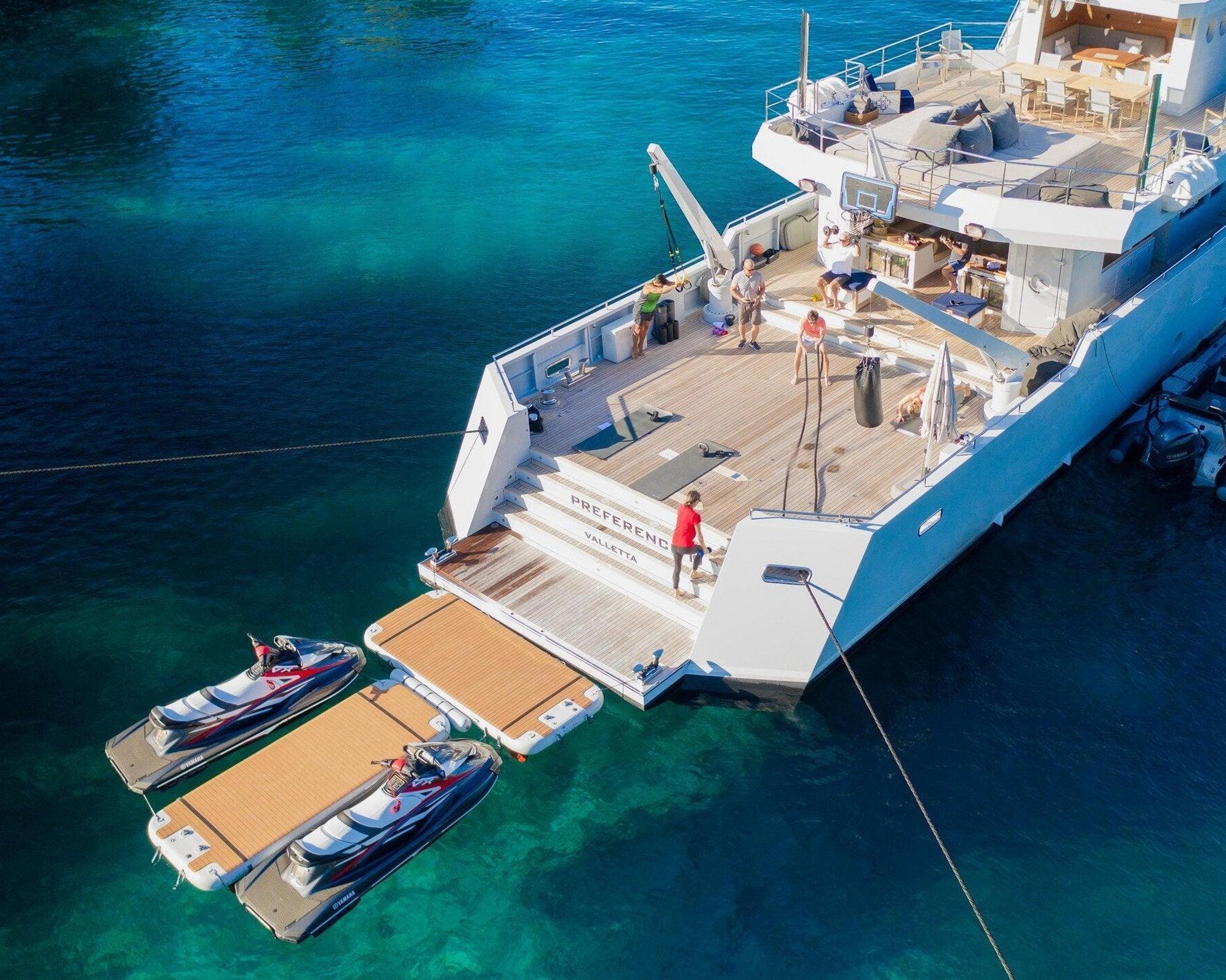 Who were first to create and design inflatable floating dock pop up platforms?