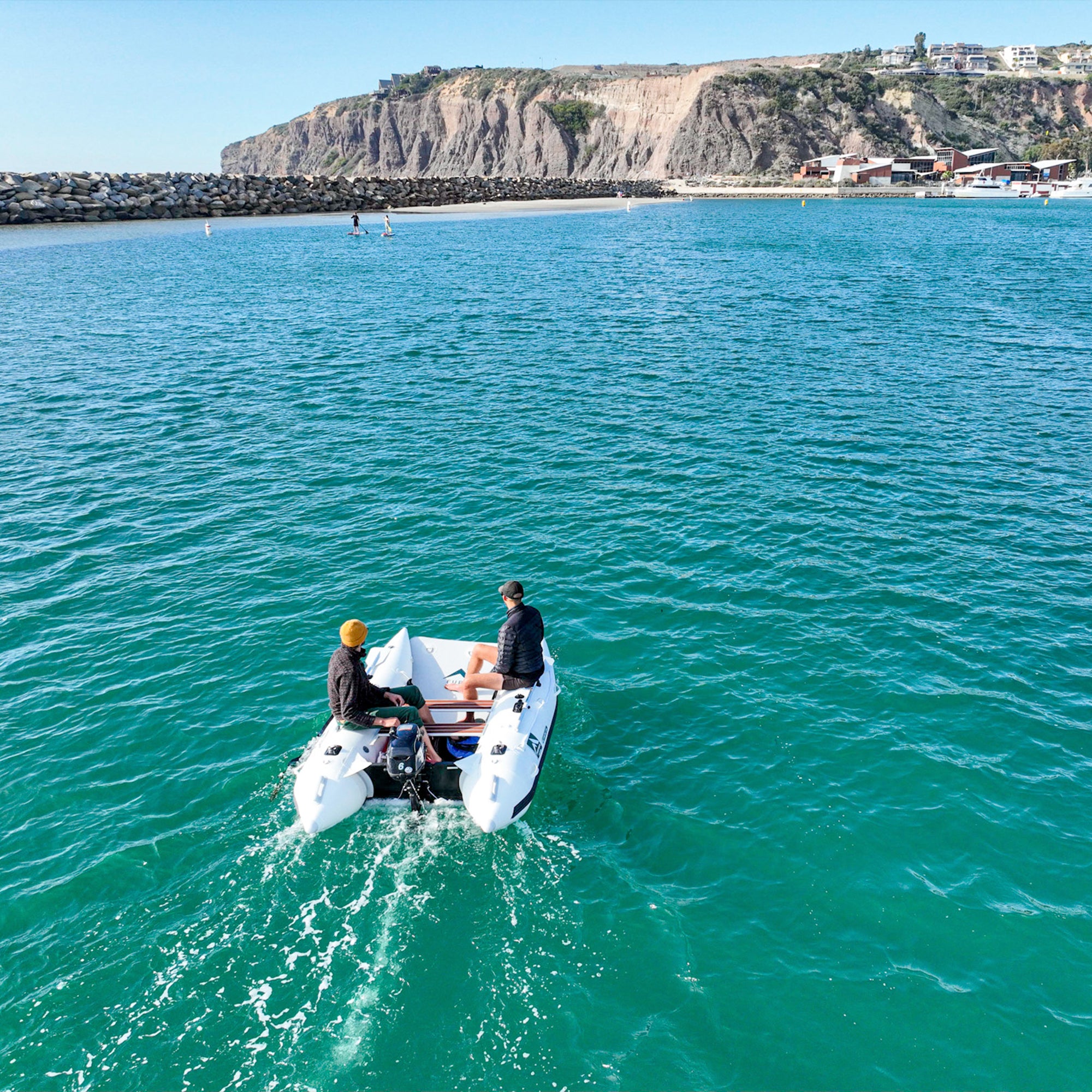 Further Customs Laguna 290 Yacht Tender with Tohatsu Outboard Engine in Dana Point Marina California