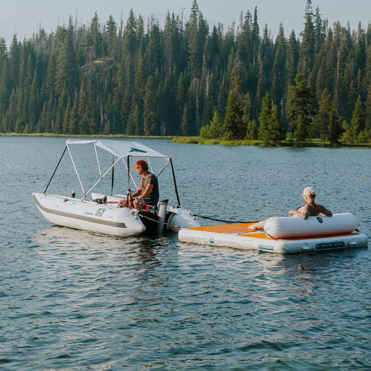 Further Custom Laguna Inflatable Packable Dinghy Boat Hosmer Lake Bend Oregon