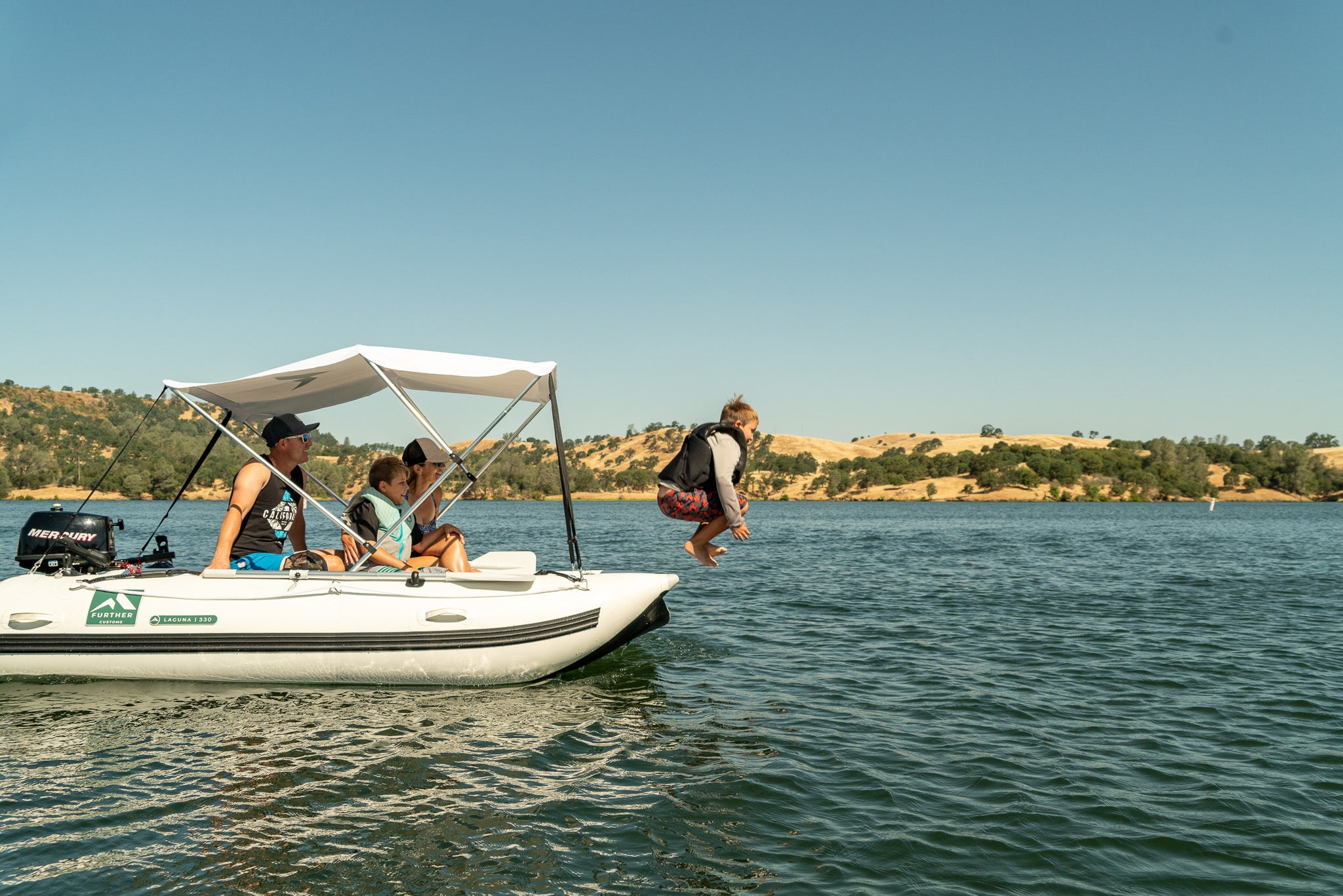 Further Customs Laguna Inflatable Catamaran Cannon Ball