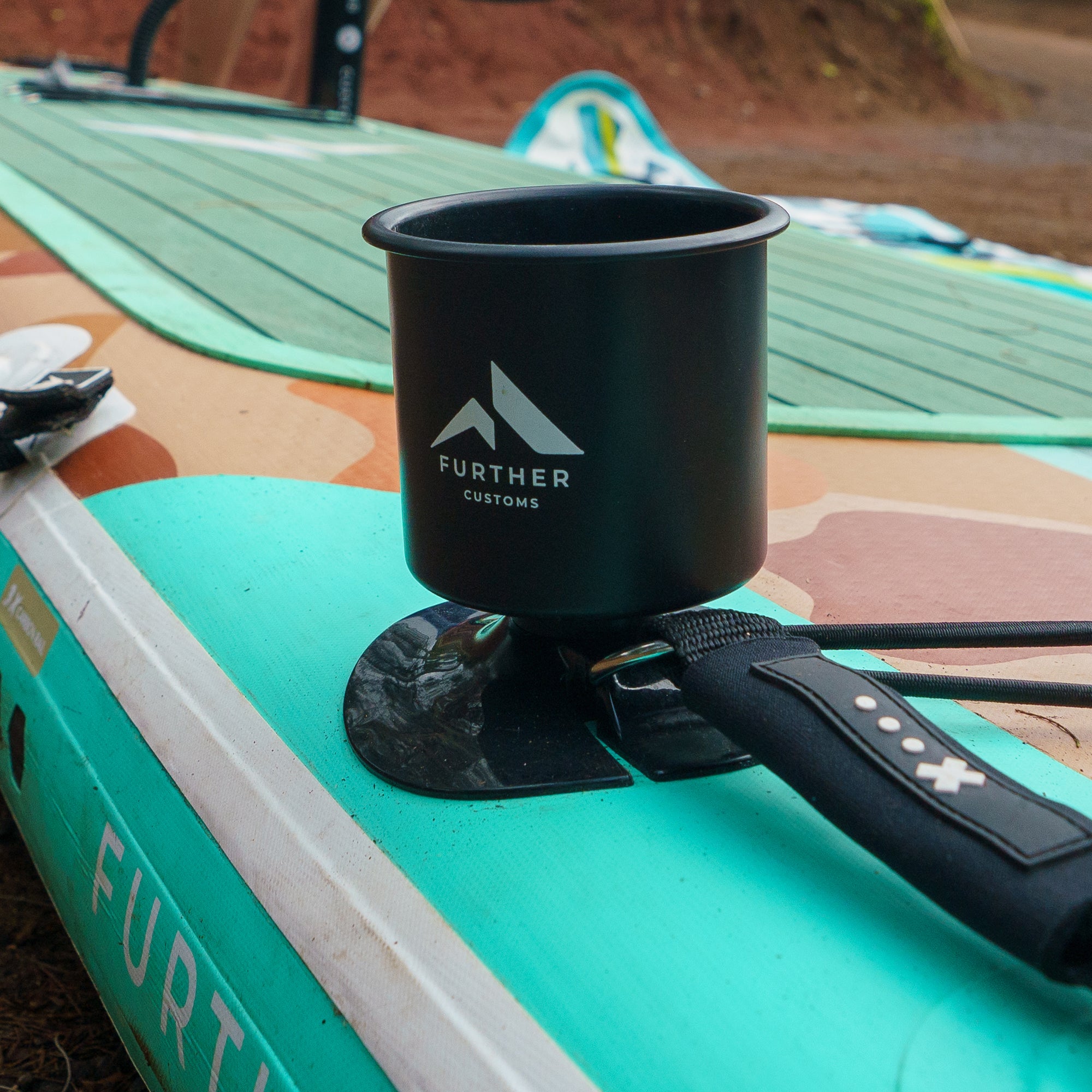 Further Customs Tamarack Cup Holder Attachment Paddleboard Accessories Accessory Beverage