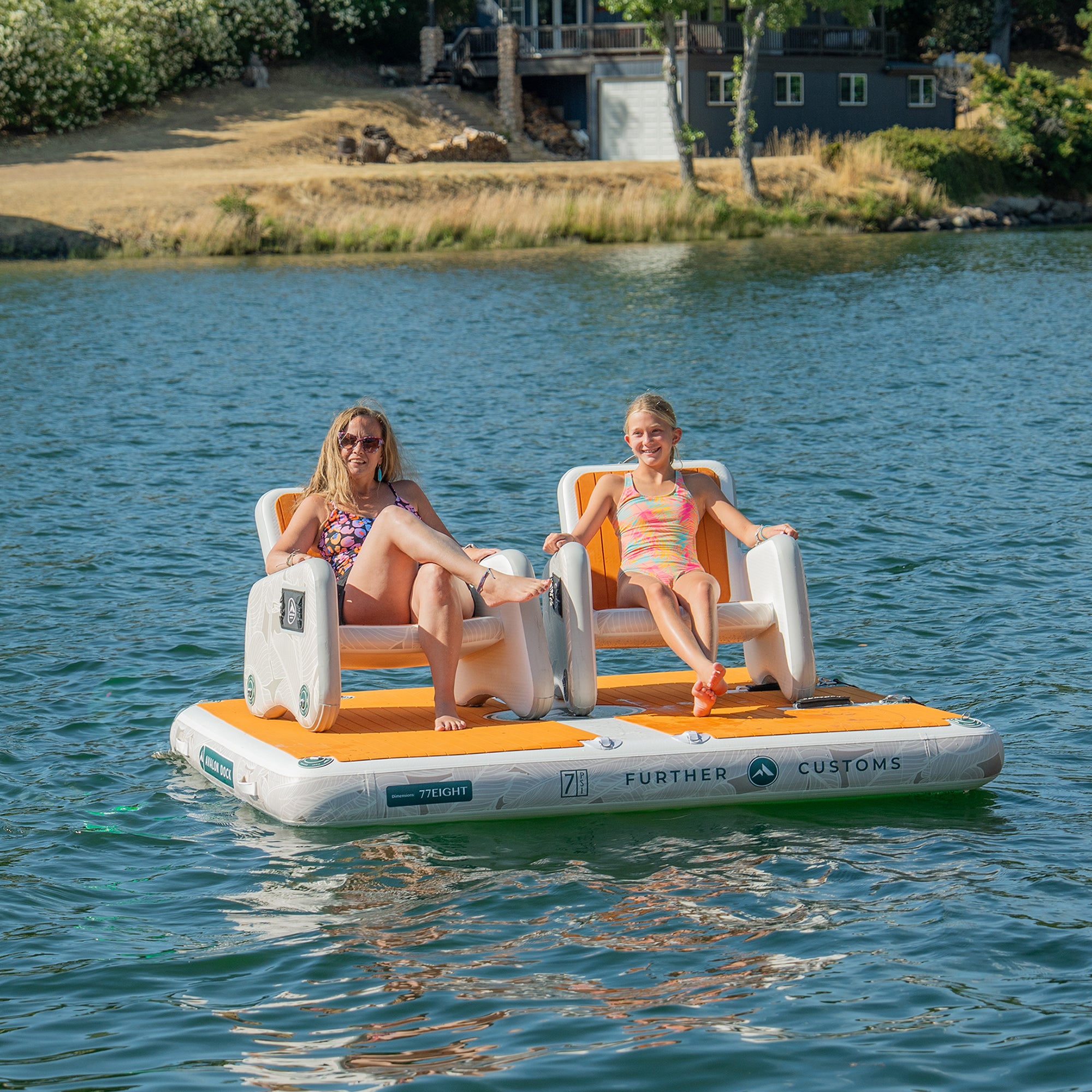 Further Customs Inflatable Boat Chairs Captain Boating Furniture Marine Seating popup chair pop up dock