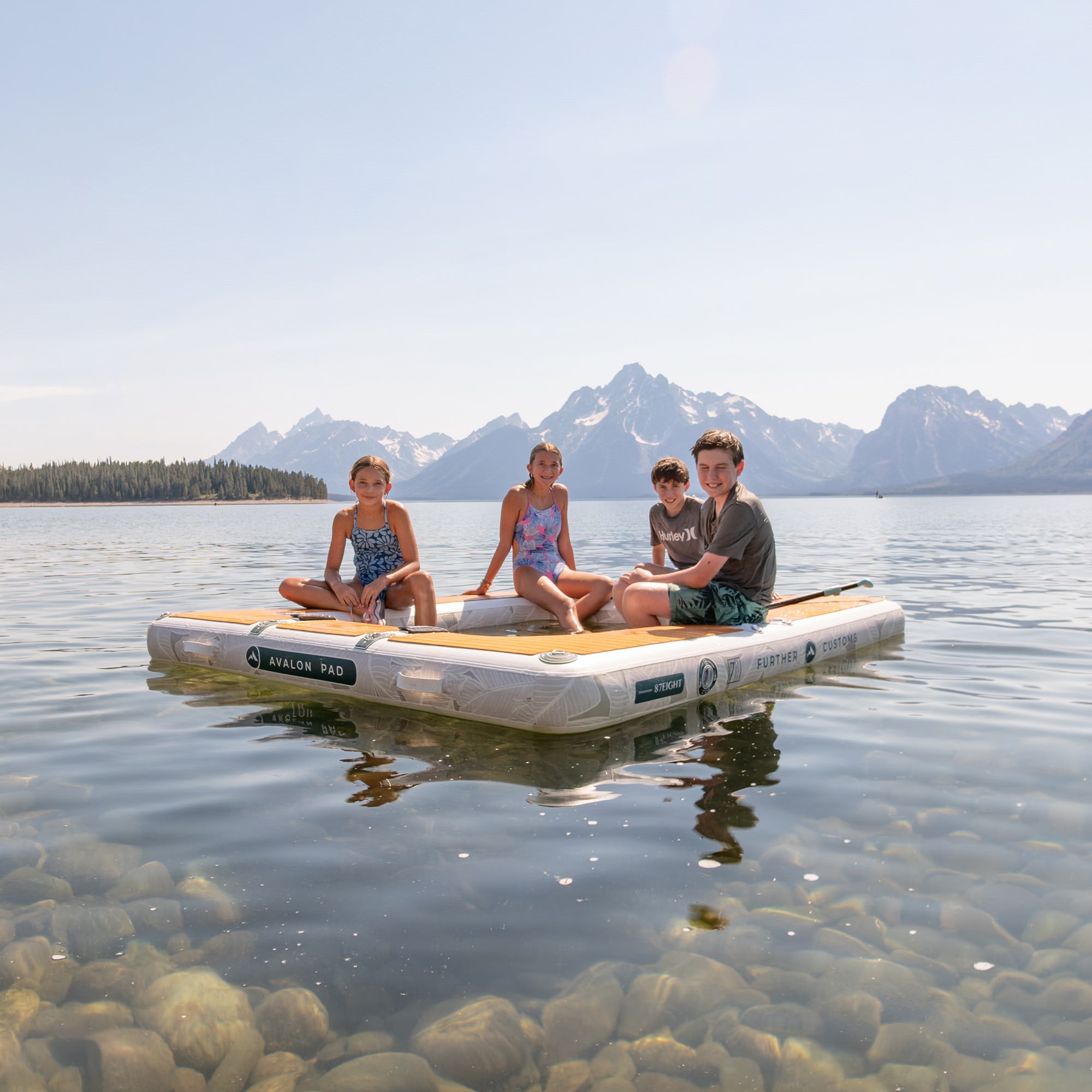 Further Customs Avalon Pad Water Fused Mesh Floating Water Hammock Aqua Net Sun Chill Hangout 