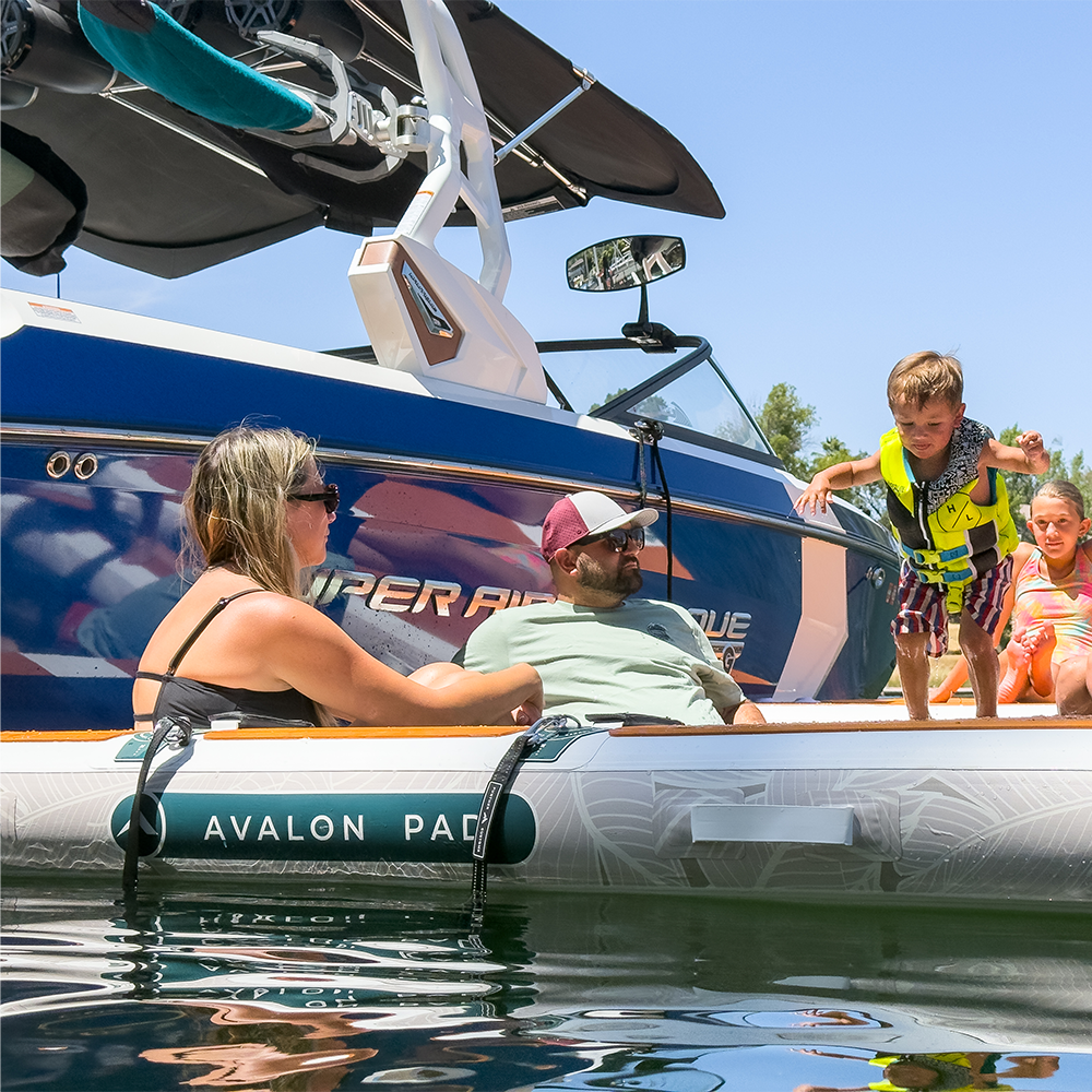 Further Customs Avalon Pad Water Hammock Inflatable Mesh Hangout SunChill Carabiner Rope Ladder