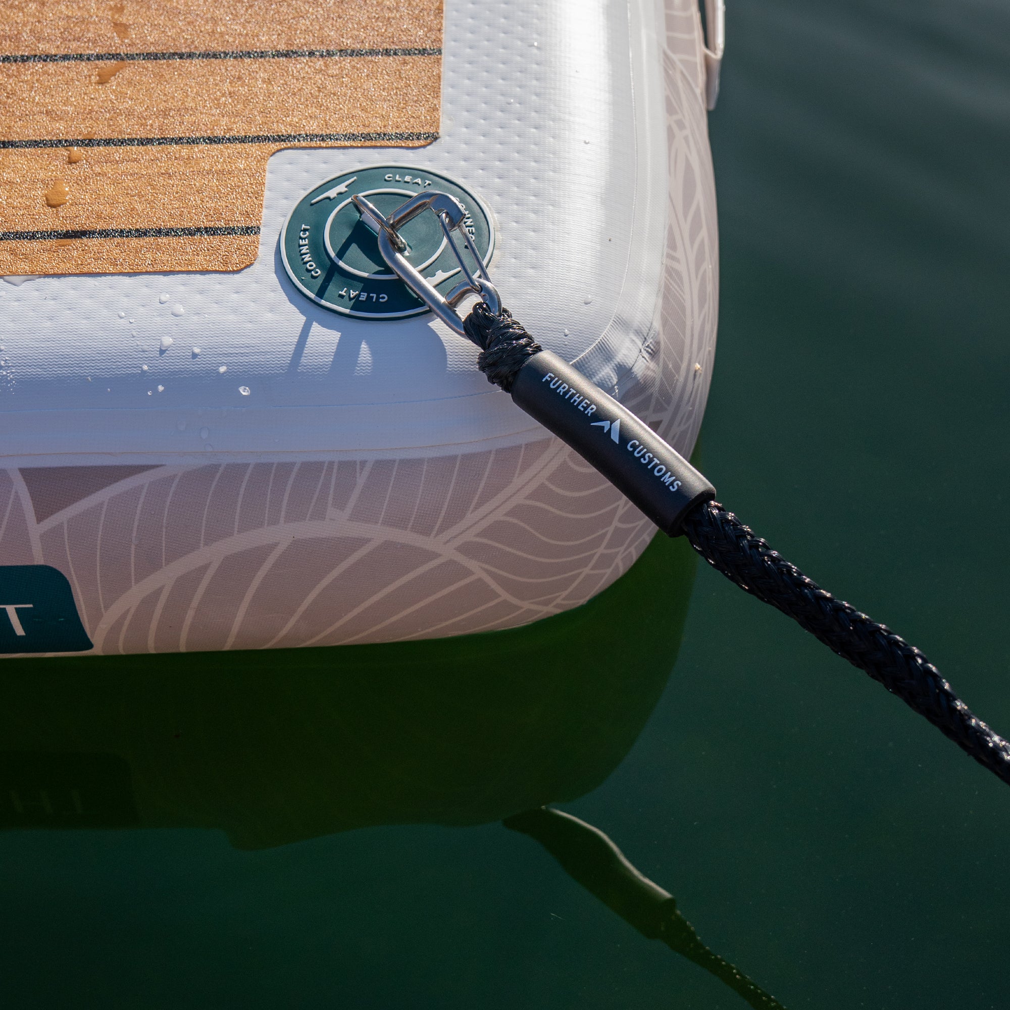 Further Customs Floating Yacht Swim Platform and Dock Lines for Boats