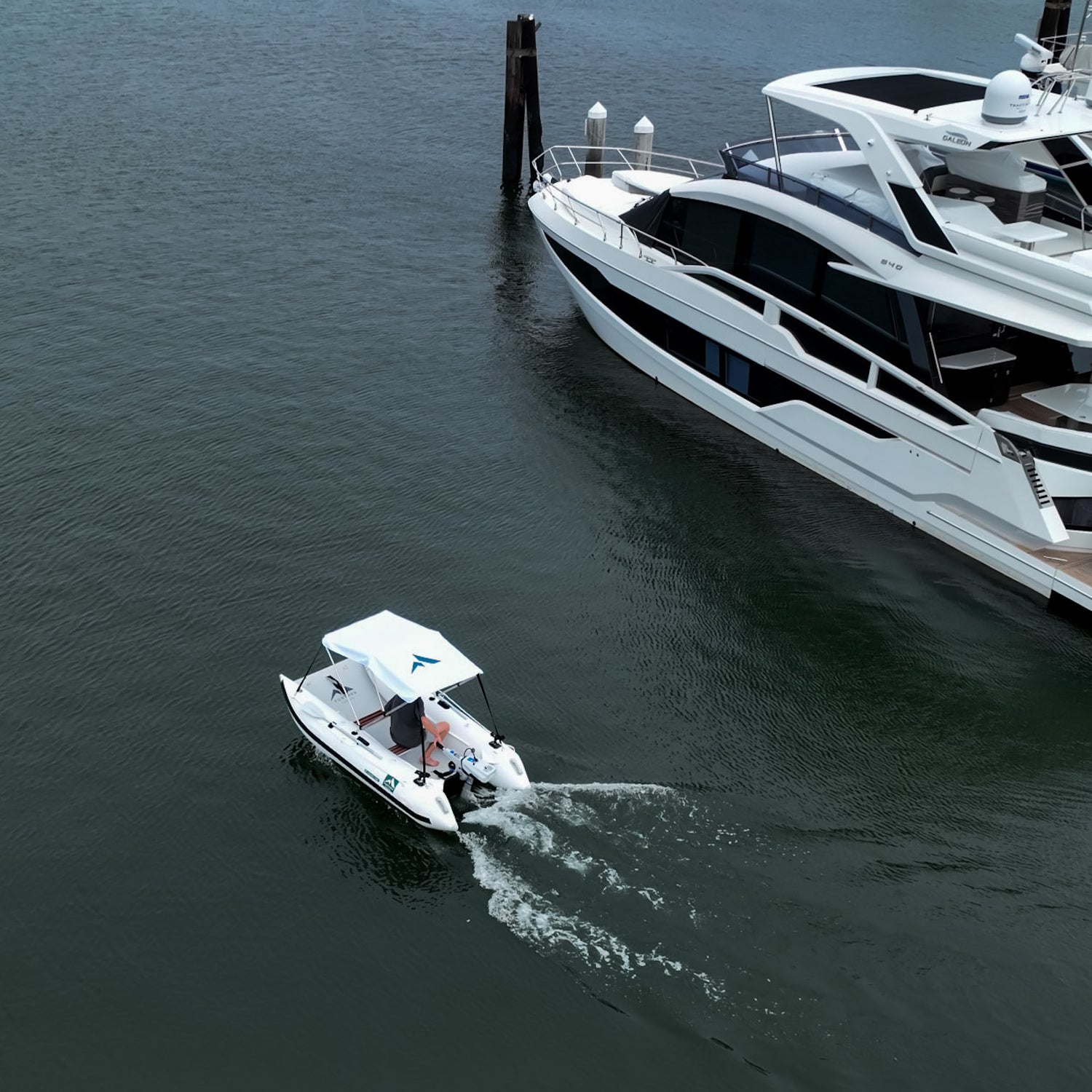 Further Customs ePropulsion Spirit 1.0 Short Shaft Electric Outboard Best Dinghy for Electric Engines and Yacht Tender with Bimini SIB Laguna 330 Inflatable Catamaran Kit