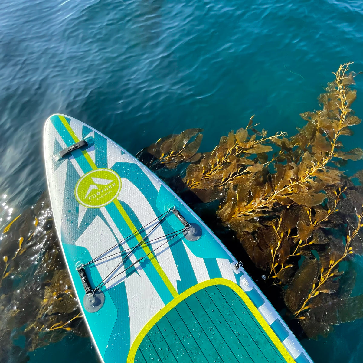 Further Customs - 11'3 Podium Turquoise Inflatable Paddleboard Kit