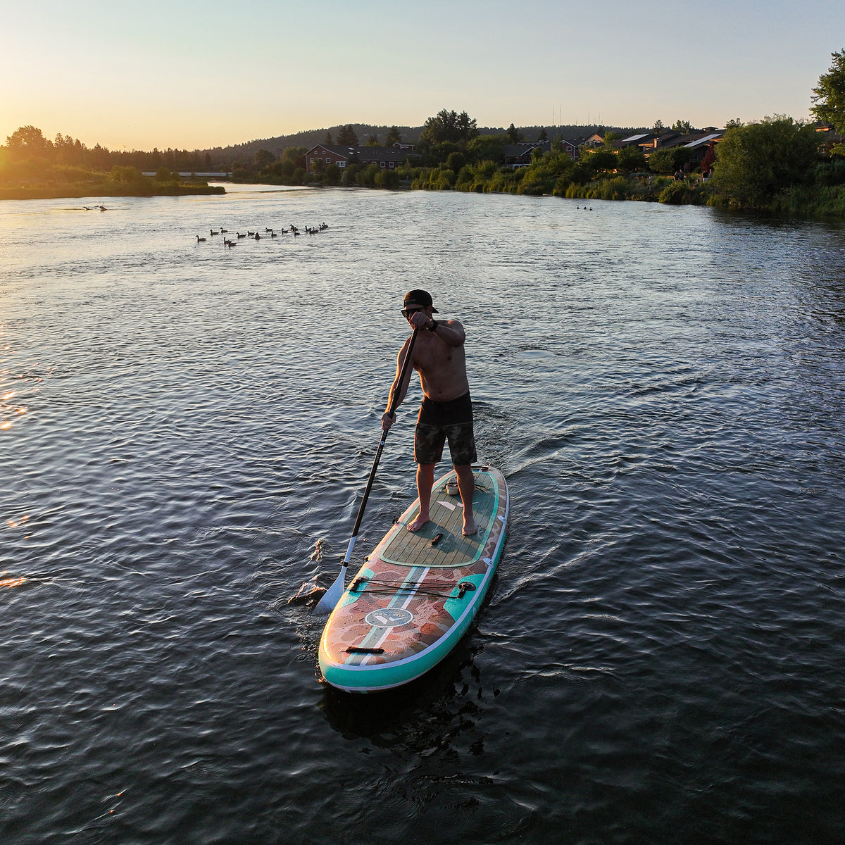 Further Customs - 11'0 Tamarack Sage Inflatable Paddleboard Kit
